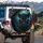Black Panther Glowing Green Eyes Night Forest - Wildlife Lover Gift Spare Tire Cover - 3