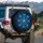 Pentagram Sigil Runic Symbols Electric Energy Cosmic Nebulae - Fantasy Lover Car Accessory Gift Spare Tire Cover - 3