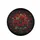 Velvet Red Rose Bouquet Petals Dew Drops Opulent Black - Floral Decor Gift Spare Tire Cover - 4