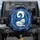 Blue Winged Dragon White Wolf Full Moon Celtic Knotwork - Fantasy Lover Gift Spare Tire Cover - 1