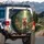 Highland Calf Wildflower Stream - Wildlife Lover Gift for Cow Lover Spare Tire Cover - 3
