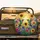 Hummingbirds Stained Glass Sunflowers Petunias - Garden Lover Gift Spare Tire Cover - 2