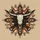 Longhorn Steer Skull Wolves Tribal Elements - Wildlife Lover Gift Spare Tire Cover - 6