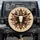 Longhorn Steer Skull Wolves Tribal Elements - Wildlife Lover Gift Spare Tire Cover - 1