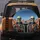 Shocked Skeletons Desert Highway Police Car Chase - Halloween Party Gift Spare Tire Cover - 5
