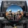 Shocked Skeletons Desert Highway Police Car Chase - Halloween Party Gift Spare Tire Cover - 1
