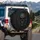 Weathered Skull Camouflage - Tactical Lifestyle Gift for Veterans Spare Tire Cover - 3