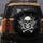 Skull Skeleton Hands Bone Femurs Gothic Filigree - Edgy Rocker Car Accessory Spare Tire Cover - 5