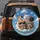 Driving Cats Sunglasses Clouds Blue Sky - Road Trip Travel Gift for Cat Lovers Spare Tire Cover - 5