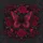 Crimson Butterfly Red Roses Gothic Vines Floral Filigree - Home Decor Gift Spare Tire Cover - 6