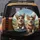 Corgis in Beanies Spectacles on Rolling Hills Path - Adventurous Dog Lover Gift Spare Tire Cover - 5