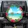Tropical Beach Ocean Rocky Islands Blue Sky Hibiscus Palm Foliage - Travel Essentials Spare Tire Cover - 1
