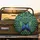 Symmetrical Peacocks Iridescent Feather Display - Wildlife Lover Gift Spare Tire Cover - 2