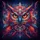 Wise Owl Glowing Eyes Psychedelic Swirls Mandala - Home Decor Gift Spare Tire Cover - 6