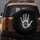 Human Handprint Animal Paw Print Overlap - Animal Lover Gift Spare Tire Cover - 5