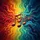 Musical Notes Staff Lines Organic Color Waves - Vehicle Decor Gift for Music Enthusiasts Spare Tire Cover - 6