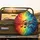 Musical Notes Staff Lines Organic Color Waves - Vehicle Decor Gift for Music Enthusiasts Spare Tire Cover - 2