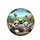Pandas Driving Dog Balloons Landscape - Outdoor Adventure Gift for Panda Lover Spare Tire Cover - 4