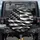 Billowing American Flag Grayscale - Independence Day Gift for Veterans Spare Tire Cover - 1