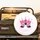 Pink Crown Magenta Jewels Fuchsia Eyelashes Glamour Home Decor for Fashion Lover Spare Tire Cover - 2