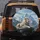 White Maned Lion Alpine Mountain Landscape - Wildlife Lover Gift Spare Tire Cover - 5