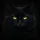 Black Cat Fur Golden Glowing Eyes - Cat Lover Travel Gift Spare Tire Cover - 6