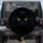 Black Cat Fur Golden Glowing Eyes - Cat Lover Travel Gift Spare Tire Cover - 1