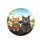 Tabby British Shorthair Cats with Glasses - Everyday Cat Lover Gift Spare Tire Cover - 4
