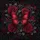 Majestic Red Butterfly Crimson Roses Gothic Filigree - Romantic Darkness Decor Spare Tire Cover - 6