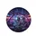 Grinning Skeletons Driving Futuristic Car City Night - Automotive Lover Gift Spare Tire Cover - 4