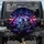 Grinning Skeletons Driving Futuristic Car City Night - Automotive Lover Gift Spare Tire Cover - 1