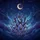Butterflies Crescent Moon Cosmic Sky - Celestial Home Decor Gift for Star Gazer Spare Tire Cover - 6