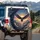Bald Eagle American Flag Mountain Sky - Independence Day Gift for Veterans Spare Tire Cover - 3