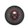 Weathered Skull Crimson Roses Thorny Gothic Foliage - Gothic Home Decor Gift Spare Tire Cover - 4