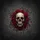 Weathered Skull Crimson Roses Thorny Gothic Foliage - Gothic Home Decor Gift Spare Tire Cover - 6
