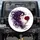 Woman Purple Hair Red Rose Dark Tears Gothic - Home Decor Gift for Gothic Lover Spare Tire Cover - 1
