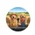 Golden Retriever Dogs Straw Hat Overalls Hay - Farmhouse Decor Gift for Dog Lovers Spare Tire Cover - 4