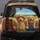 Golden Retriever Dogs Straw Hat Overalls Hay - Farmhouse Decor Gift for Dog Lovers Spare Tire Cover - 5