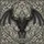 Large Menacing Bat Stained Glass Gothic Floral Filigree - Gothic Wildlife Lover Gift Spare Tire Cover - 6