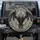 Large Menacing Bat Stained Glass Gothic Floral Filigree - Gothic Wildlife Lover Gift Spare Tire Cover - 1
