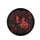 Red Butterfly Red Flower Gold Botanical Vines Smaller Butterflies - Wildlife Lover Gift Spare Tire Cover - 4