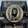 Powerful Striding Lion Dark Mane Glowing Eyes - Adventure Seeker Gift Spare Tire Cover - 1