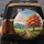 Winding Path Rustic Fence Autumn Tree Wildflowers Hills Countryside - Farmhouse Decor Spare Tire Cover - 5