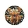 Highland Cow Daisy Floral Farmhouse Decor Gift for Cow Lovers Spare Tire Cover - 4