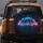Glowing Iridescent Umbrella Luminous Light Streaks Cosmic Dust Night - Travel Essentials Spare Tire Cover - 5