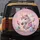 White Unicorn Golden Horn Pastel Clouds Ice Cream Cupcakes - Unicorn Lover Gift Spare Tire Cover - 5