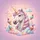 White Unicorn Golden Horn Pastel Clouds Ice Cream Cupcakes - Unicorn Lover Gift Spare Tire Cover - 6