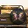 Butterfly Golden Filigree Vines Celestial Dust Floral - Home Decor Gift Spare Tire Cover - 2