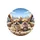 Overjoyed Chihuahua Dogs Gold Chain Driving Cityscape - Pet Lover Travel Gift Spare Tire Cover - 4
