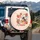 Playful Cartoon Cats Strawberries Coffee Cupcakes - Cat Lover Gift Spare Tire Cover - 4